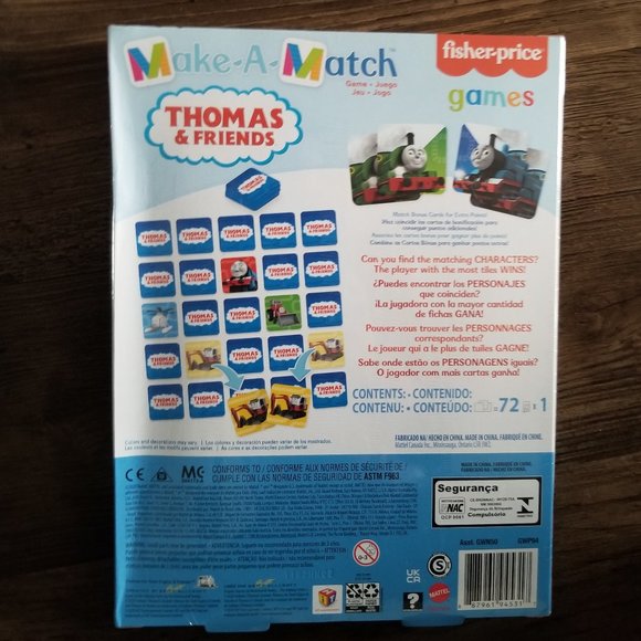 Thomas & Friends Make A Match Game Fisher-Price - Picture 2 of 3